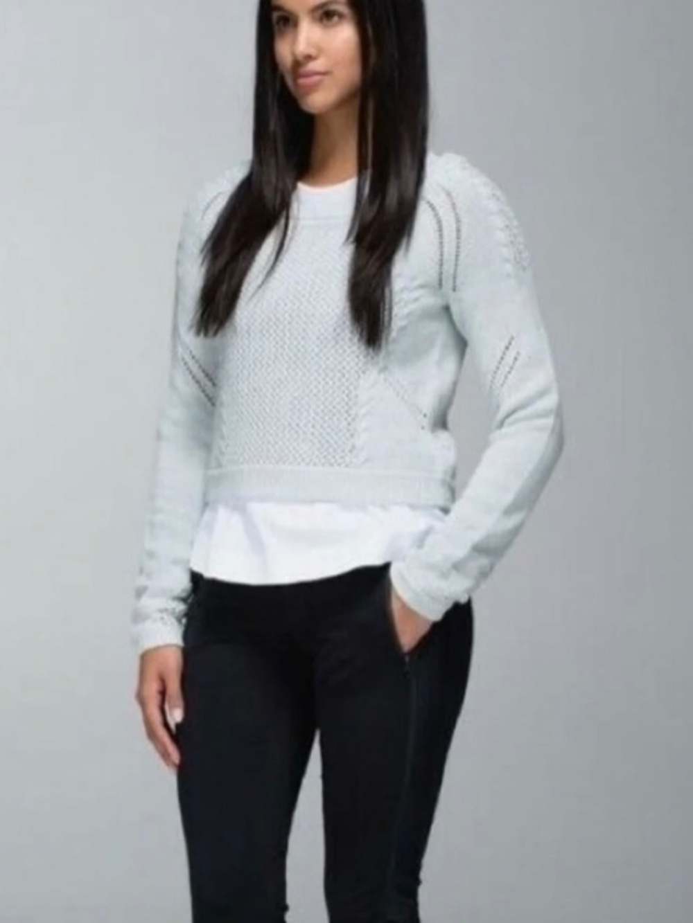 Lululemon Be Present Pullover Cropped Sweater